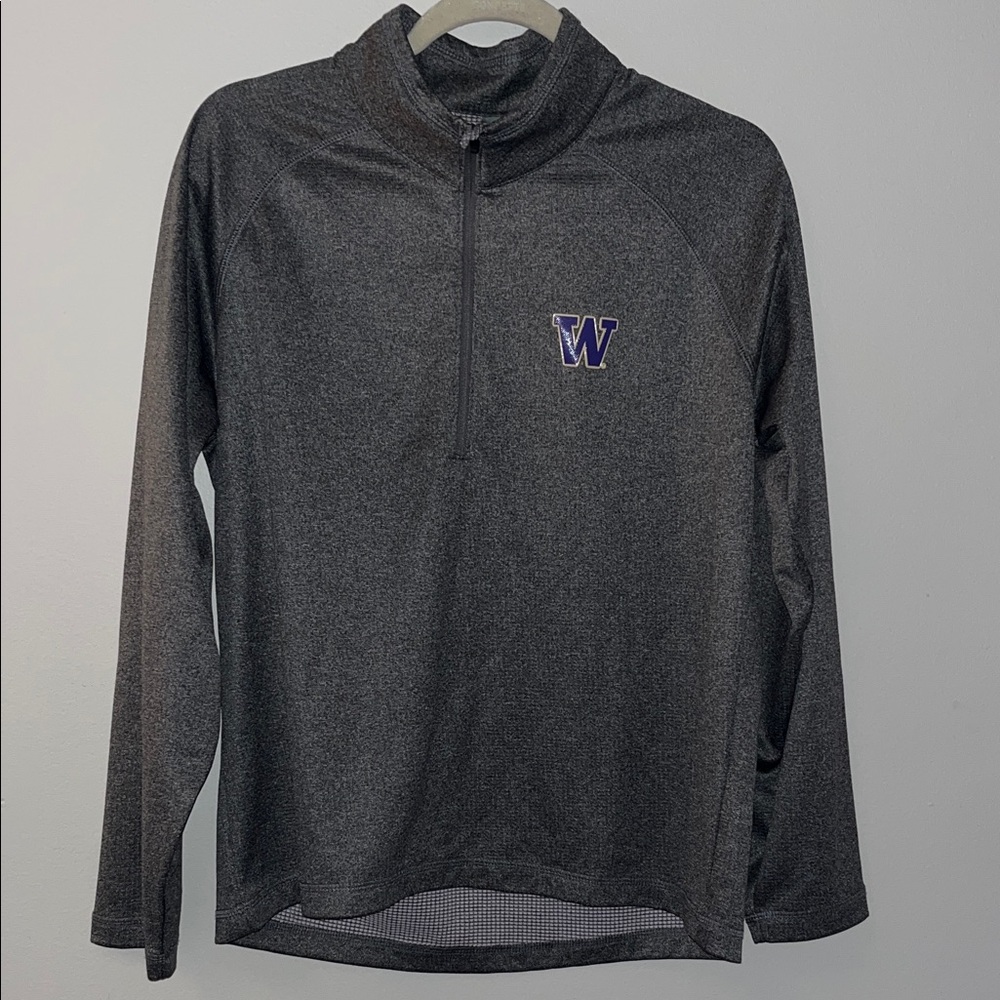 Oura Dark Gray quarter Zip Men's Sweater